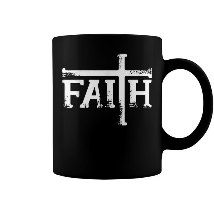 Faith Cross  Christian T  For Men Women Kids  Coffee Mug