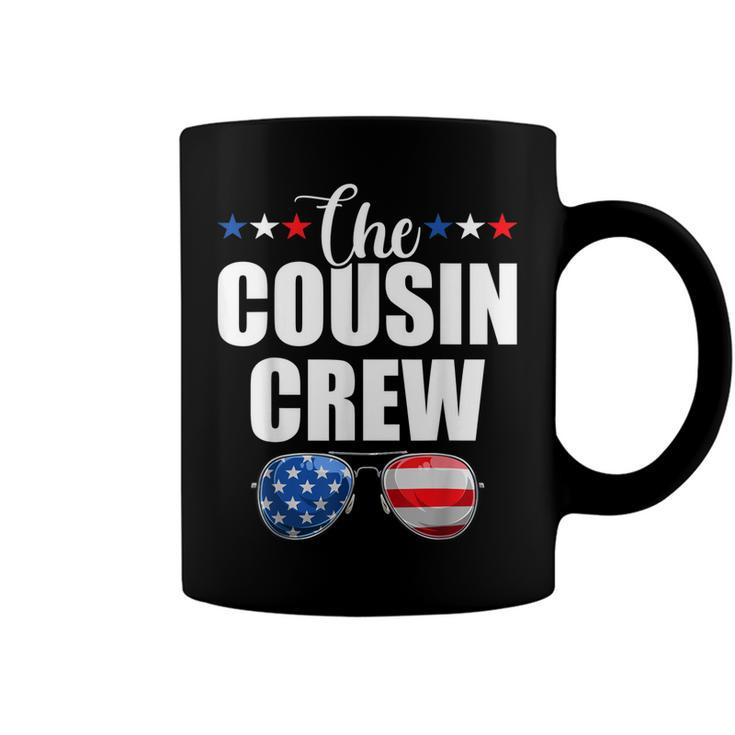 Family 4Th Of July  Matching Cousin Crew American Flag  Coffee Mug
