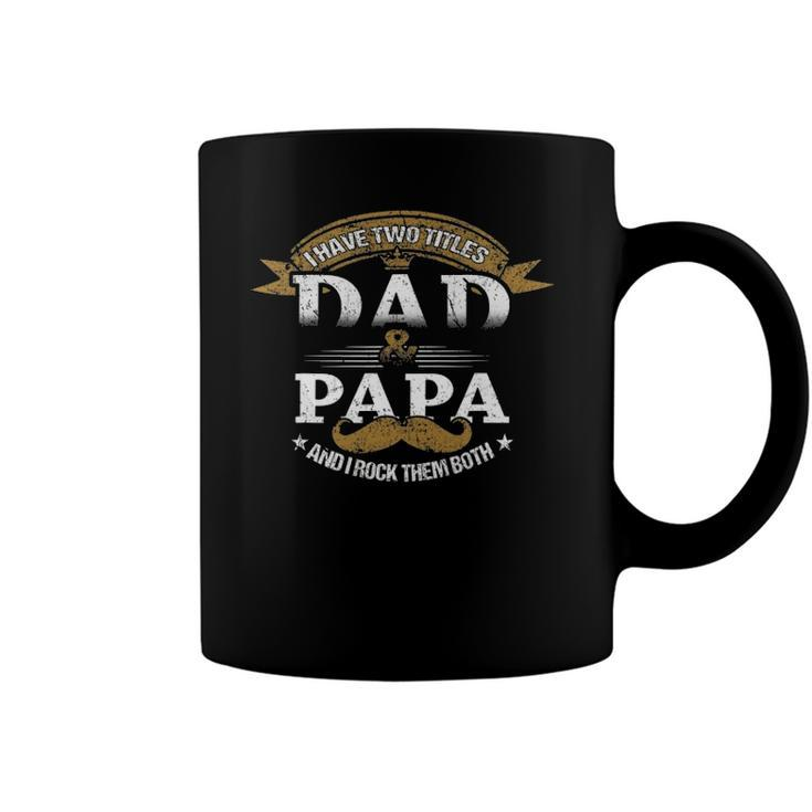 Family Dad & Papa Funny Fathers Day Grandpa Daddy Gift Coffee Mug