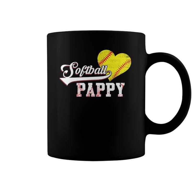 Family Softball Player Gifts Softball Pappy Coffee Mug