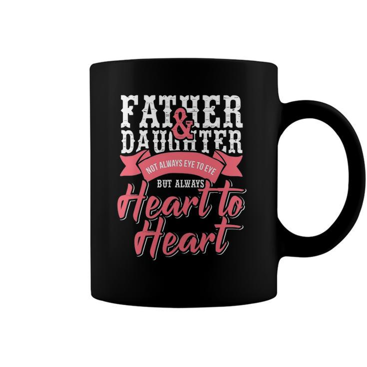 Father And Daughter Heart To Heart Coffee Mug
