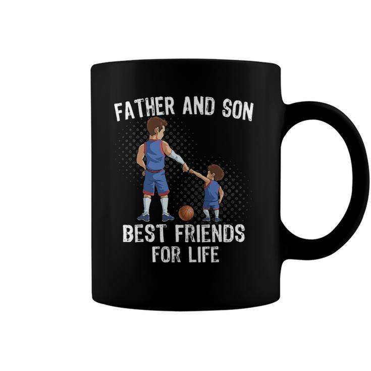 Father And Son Best Friend For Life Basketball Gift Coffee Mug