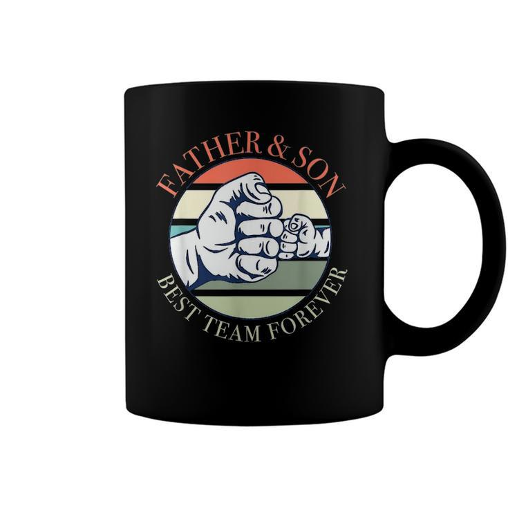 Father And Son - Best Team Forever Big Love Best Dad Coffee Mug