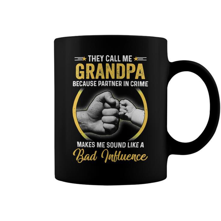 Father Grandpa For Men Funny Fathers Day They Call Me Grandpa 5 Family Dad Coffee Mug