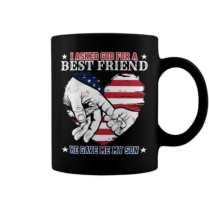 Father Grandpa Hes My Best Friend Father And Son God Gave Me You 55 Family Dad Coffee Mug