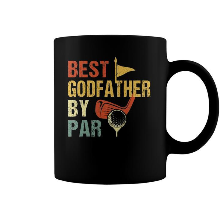 Fathers Day Best Godfather By Par Funny Golf Gift Coffee Mug