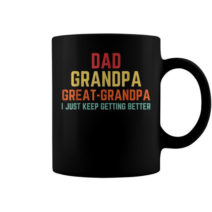 Fathers Day Gift From Grandkids Dad Grandpa Great Grandpa V2 Coffee Mug