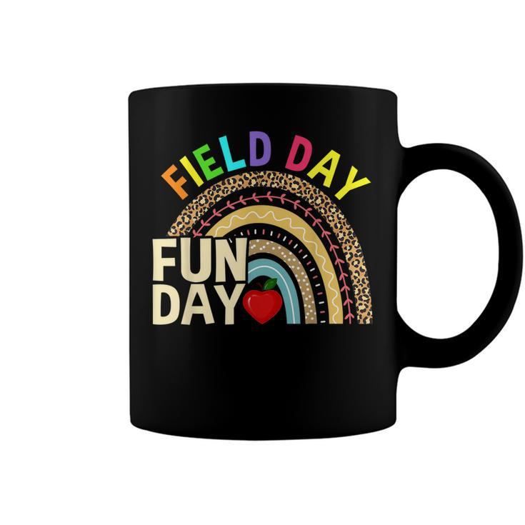 Field Day Fun Day Last Day Of School Teacher Rainbow  Coffee Mug