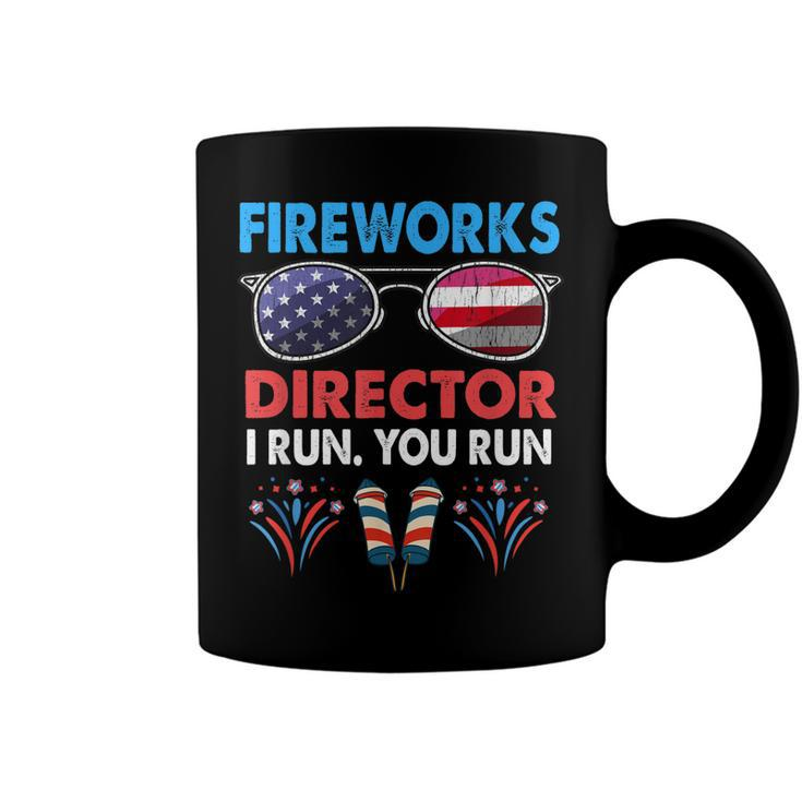 Fireworks Director If I Run You Run Funny 4Th Of July Boys  Coffee Mug