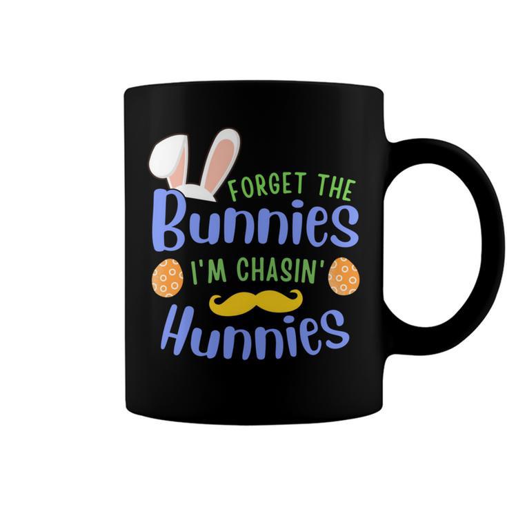 Forget The Bunnies Im Chasing Hunnies Funny Boys Easter Gift Coffee Mug