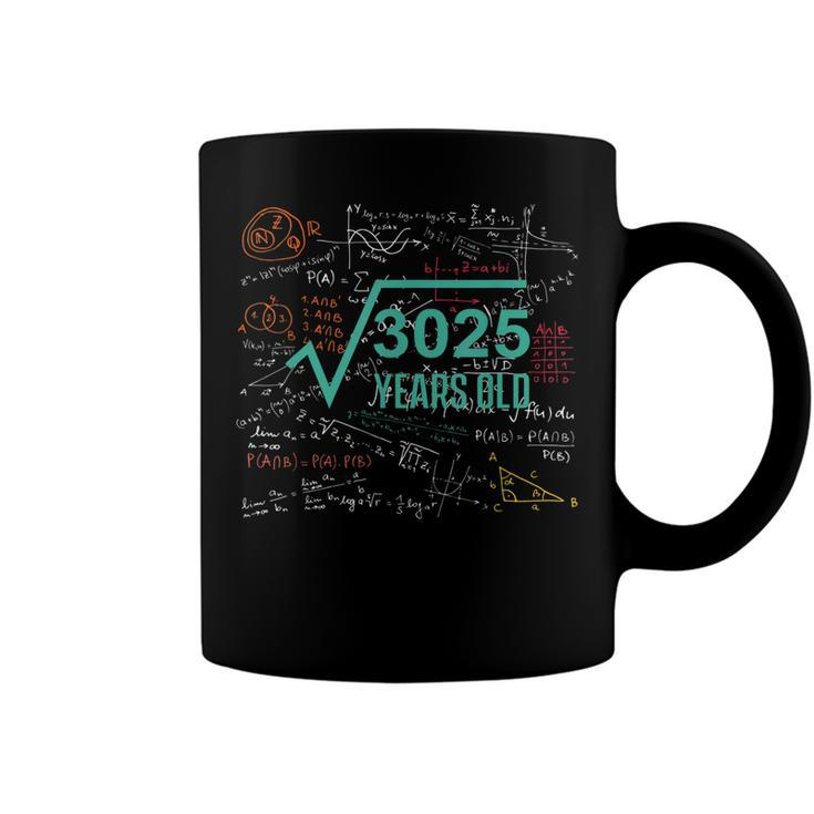 Formulas Root 3025 55Th Fifty Five Birthday  Coffee Mug