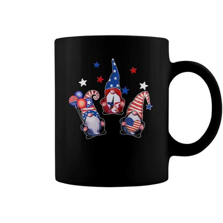 Fourth Of July Gnomes Patriotic American Flag Red White Blue Coffee Mug