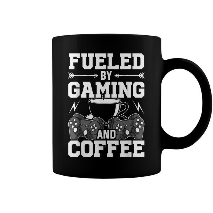 Fueled By Gaming And Coffee Video Gamer Gaming  Coffee Mug