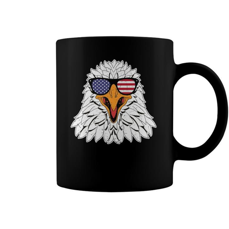 Funny 4Th Of July Eagle Patriotic American Flag Cute Eagle Coffee Mug