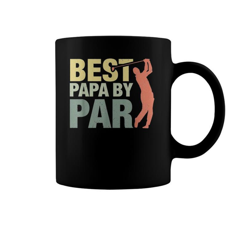 Funny Best Papa By Par Fathers Day Golf Gift Grandpa Classic Coffee Mug