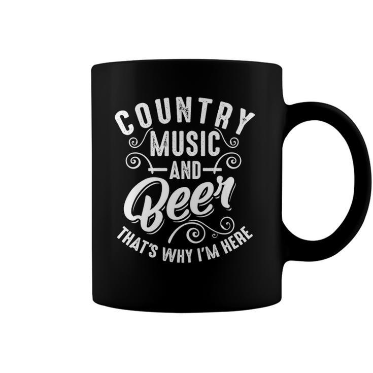 Funny Country Music And Beer Cute Singer Alcohol Lover Gift  Coffee Mug