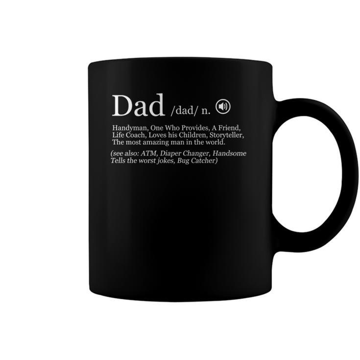 Funny Dad Definition Fathers Day Coffee Mug