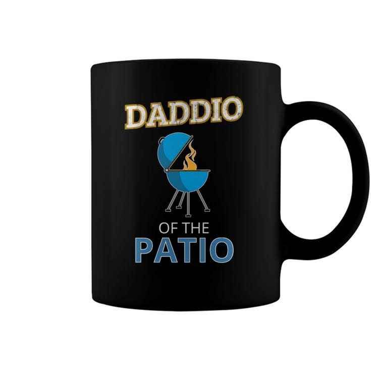 Funny Daddio Of The Patio Fathers Day Bbq Grill Dad Coffee Mug