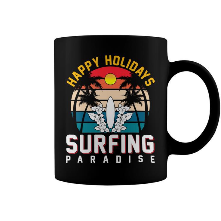 Funny Enjoy The Summer Holiday Summer Surfing Paradise Coffee Mug