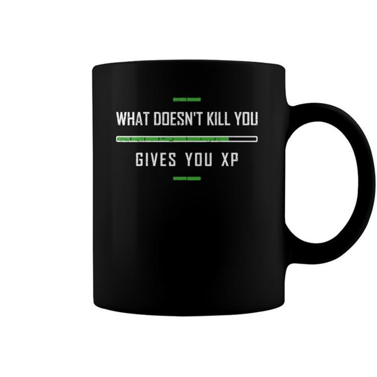 Funny Gaming  What Doesnt Kill You Xp Experience Point Coffee Mug
