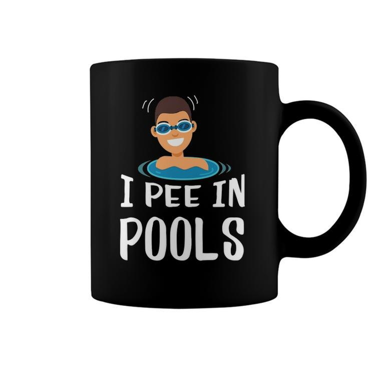 Funny I Pee In Pools Swimming Prank Swimmers Gift Coffee Mug