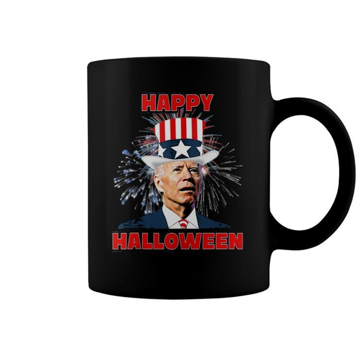 Funny Joe Biden Happy Halloween For Fourth Of July  Coffee Mug