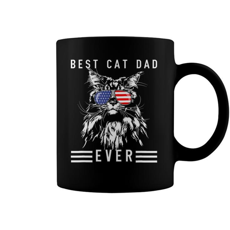 Funny Maine Coon Cat Best Cat Dad Ever Funny Cat Maine Coon Coffee Mug