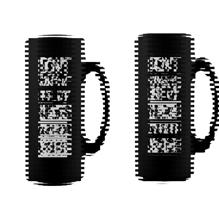 Funny News Anchor Tv Broadcaster Sarcastic Coffee Mug