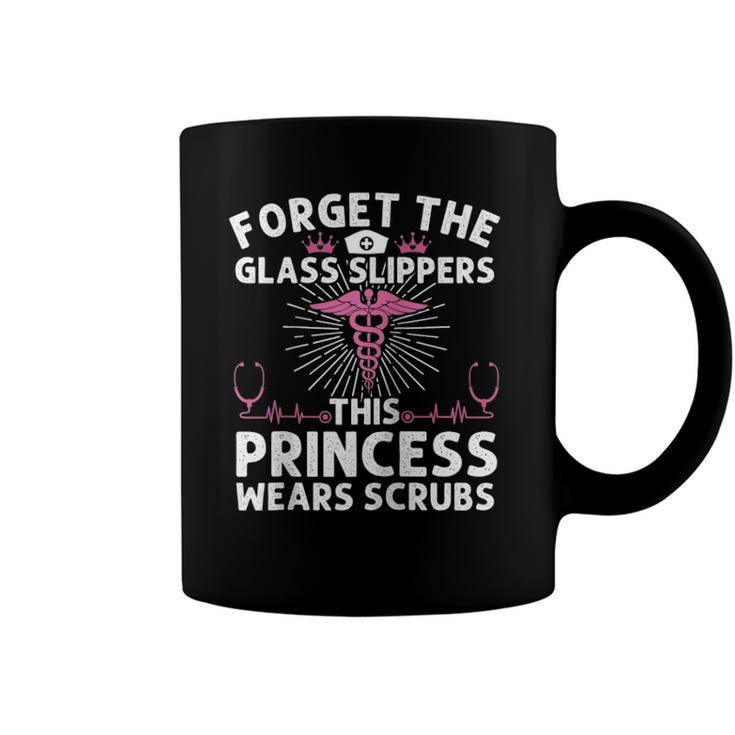 Funny Nurse Gift For Women Cool This Princess Wears Scrubs Raglan Baseball Tee Coffee Mug