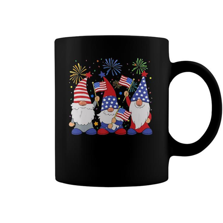 Funny Patriotic Usa American Gnomes 4Th Of July  Coffee Mug
