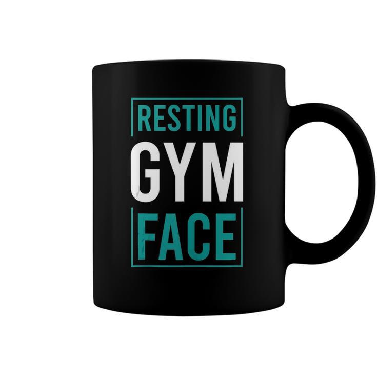 Funny Saying Resting Gym Face Coffee Mug