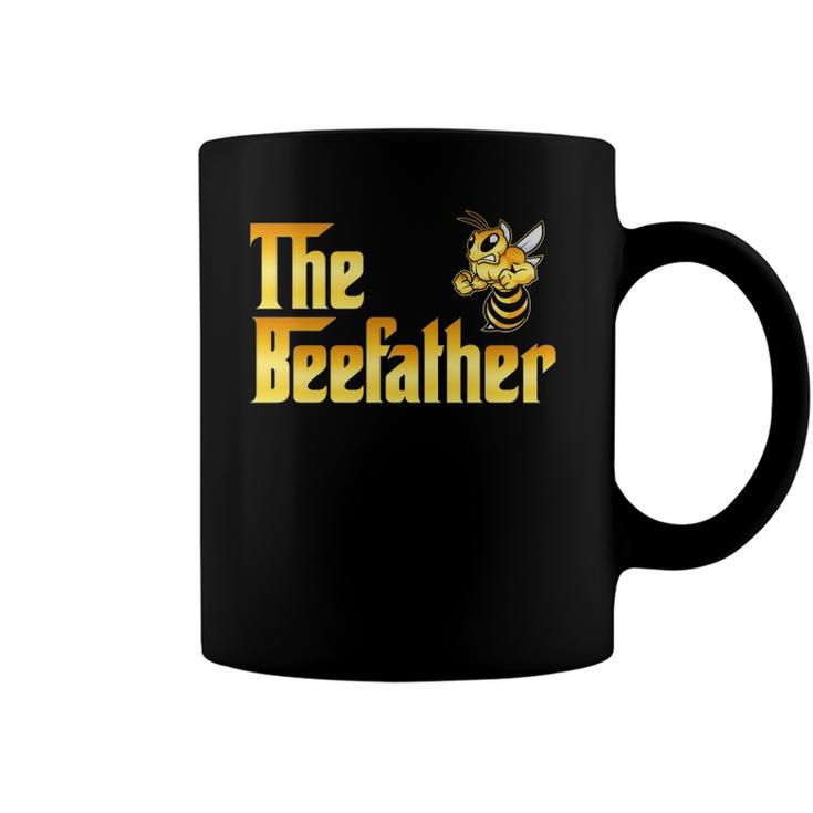 Funny The Beefather Bee Lover Honey Gift For Dad Men Coffee Mug