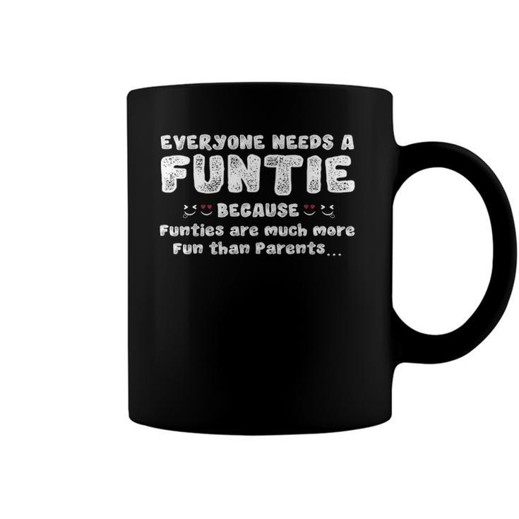Funtie - Fun Aunt Funny Definition Tee Coffee Mug