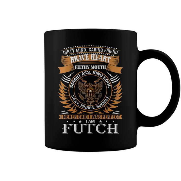 Futch Name Gift   Futch Brave Heart Coffee Mug