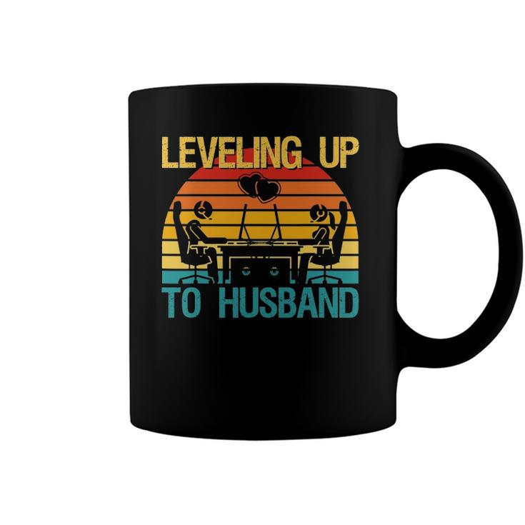 Gamer Engagement Future Mr & Mrs Leveling Up To Husband Coffee Mug
