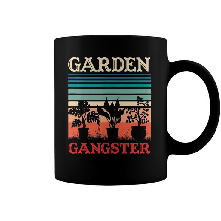 Garden Gangster Funny Gardening Retro Vintage Coffee Mug