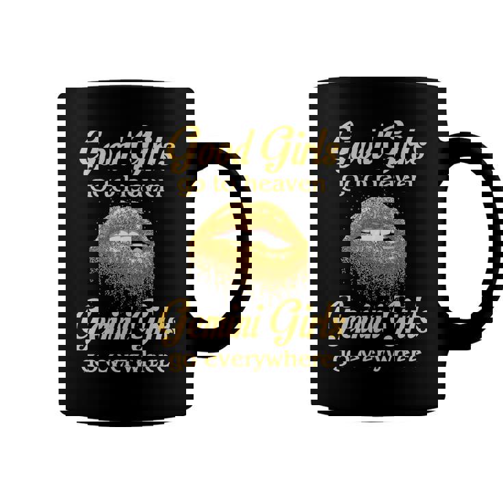 Gemini Girl Birthday Good Girls Go To Heaven Gemini Girls Go Everywhere Coffee Mug