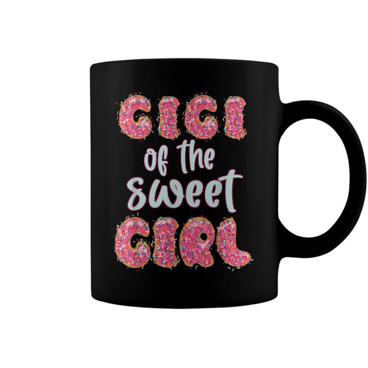 Gigi Of The Sweet Girl Donut Birthday Party Outfit Family  Coffee Mug