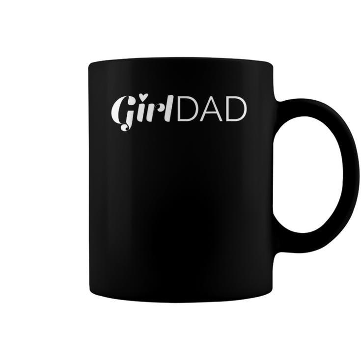 Girl Dad Outnumbered Tee Fathers Day Gift From Wife Daughter Coffee Mug
