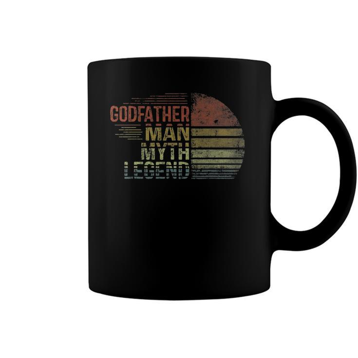 Godfather Man Myth Legend Vintage Men Classic Godfather Coffee Mug