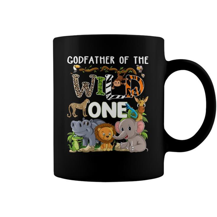 Godfather Of The Wild One Zoo Theme Birthday Safari Jungle Coffee Mug