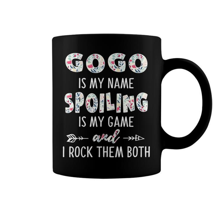 Gogo Grandma Gift   Gogo Is My Name Spoiling Is My Game Coffee Mug