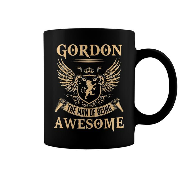 Gordon Name Gift   Gordon The Man Of Being Awesome Coffee Mug