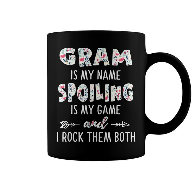 Gram Grandma Gift   Gram Is My Name Spoiling Is My Game Coffee Mug