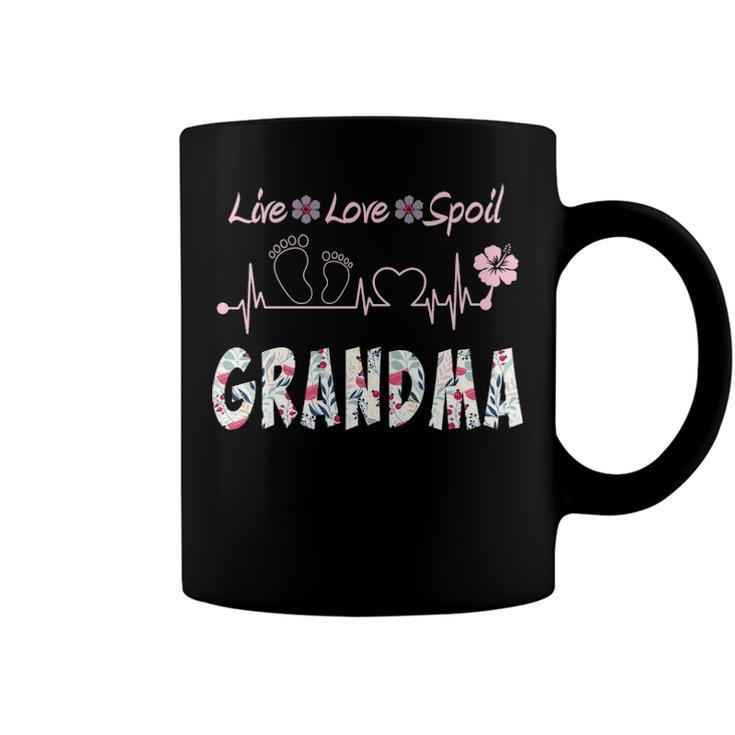 Grandma Gift Grandma Live Love Spoil Coffee Mug