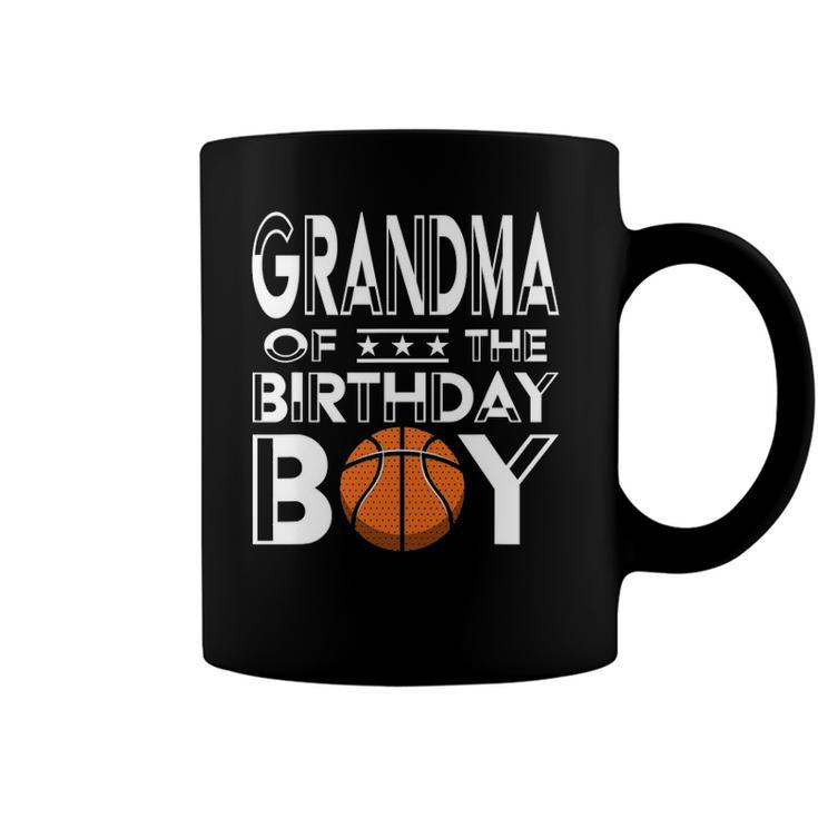 Grandma Of The Birthday Boy Party A Favorite Boy Basketball Coffee Mug
