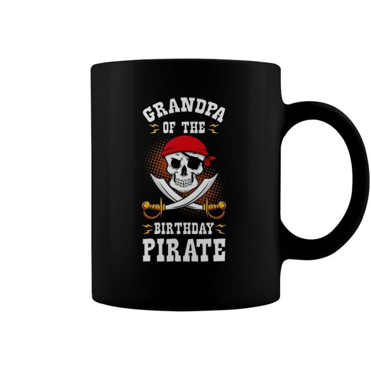 Grandpa Of The Birthday Pirate Themed Matching Bday Party Coffee Mug