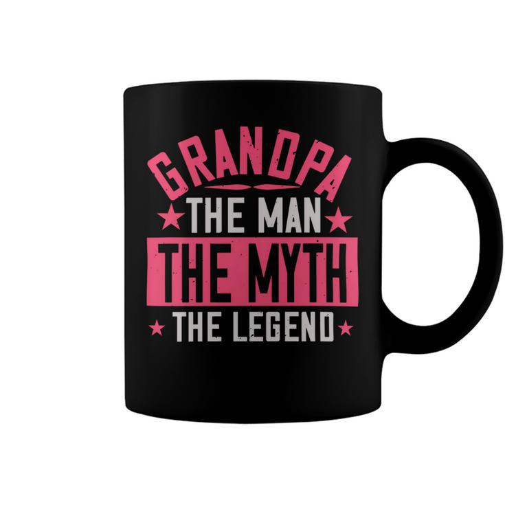Grandpa The Man Themyth The Legend Papa T-Shirt Fathers Day Gift Coffee Mug