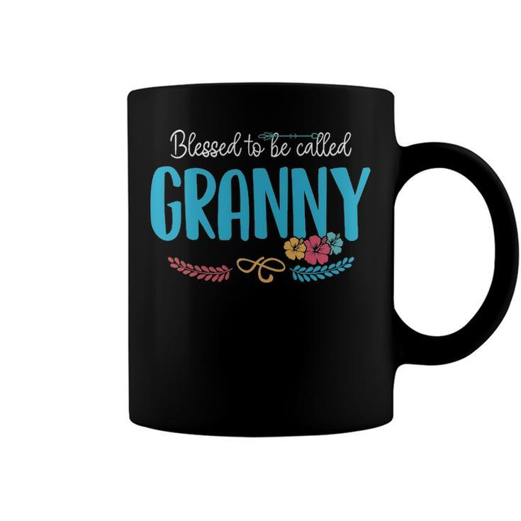 Granny Grandma Gift   Blessed To Be Called Granny Coffee Mug