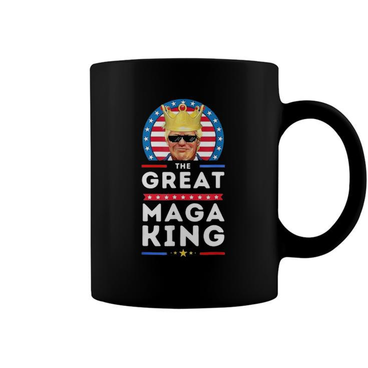 Great Maga King Trump Biden Political Ultra Mega Proud Coffee Mug